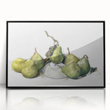 Modern Wall Art - Green Pears Still Life by Charles Demuth