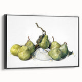 Modern Wall Art - Green Pears Still Life by Charles Demuth