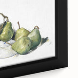 Modern Wall Art - Green Pears Still Life by Charles Demuth