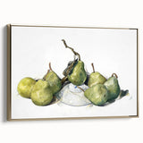 Modern Wall Art - Green Pears Still Life by Charles Demuth