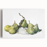 Modern Wall Art - Green Pears Still Life by Charles Demuth