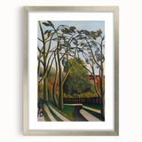 Modern Wall Art - The Banks of the Bièvre | Abstract Minimalist Print