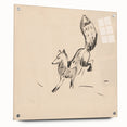 Expressionist Art: Fox by Arnold Peter Weisz-Kubínčan Canvas Print