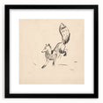 Expressionist Art: Fox by Arnold Peter Weisz-Kubínčan Canvas Print