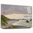 Claude Monet's The Seashore at Sainte-Adresse - Impressionist Print