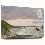 Claude Monet's The Seashore at Sainte-Adresse - Impressionist Print