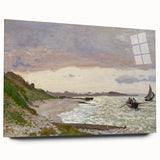 Claude Monet's The Seashore at Sainte-Adresse - Impressionist Print