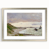 Claude Monet's The Seashore at Sainte-Adresse - Impressionist Print