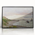 Claude Monet's The Seashore at Sainte-Adresse - Impressionist Print