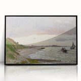 Claude Monet's The Seashore at Sainte-Adresse - Impressionist Print