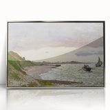 Claude Monet's The Seashore at Sainte-Adresse - Impressionist Print