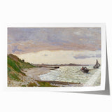 Claude Monet's The Seashore at Sainte-Adresse - Impressionist Print
