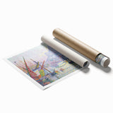 Contemporary Abstract Wall Art - Notre-Dame-de-la-Garde, Marseilles - Modern Decor
