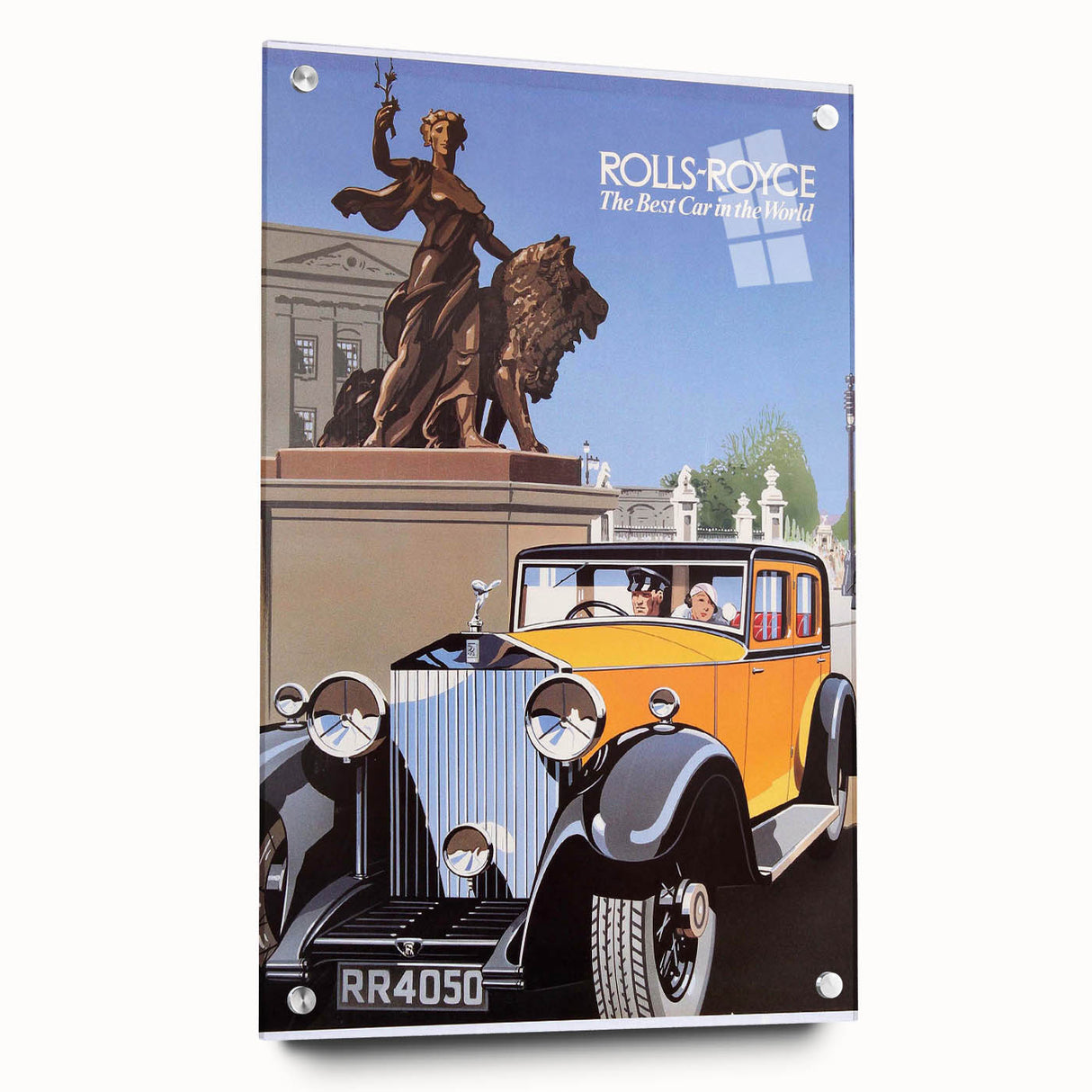 Retro Rolls-Royce Ad Wall Art - Vintage Prints for Car Enthusiasts