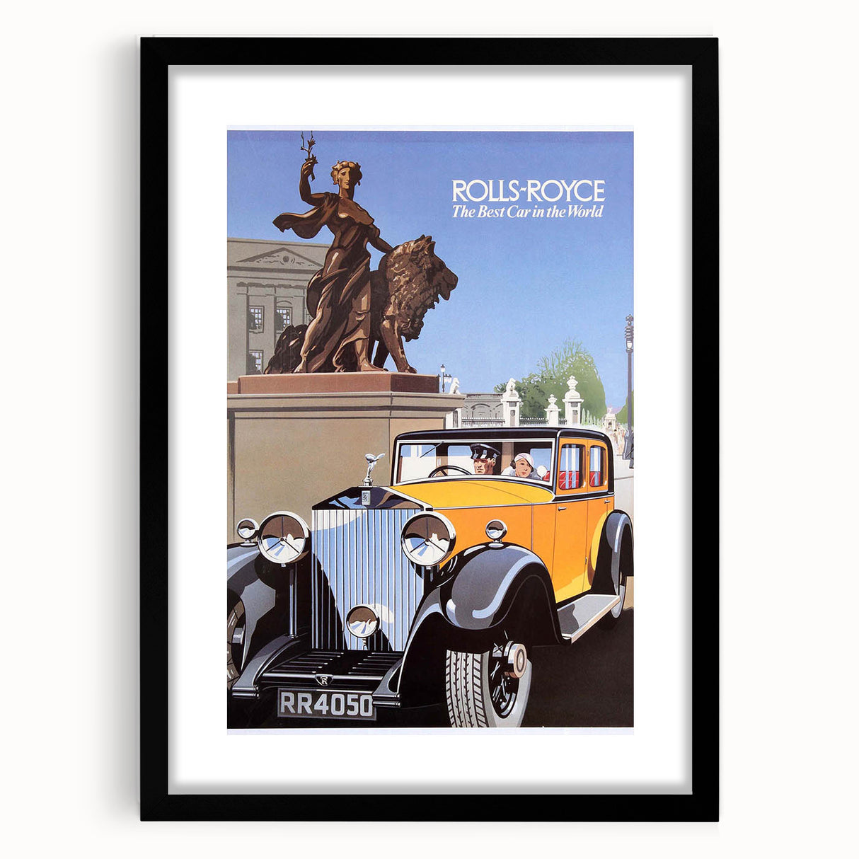 Retro Rolls-Royce Ad Wall Art - Vintage Prints for Car Enthusiasts