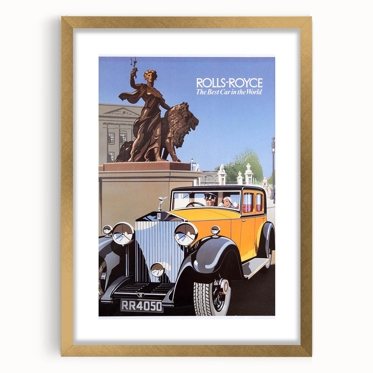 Retro Rolls-Royce Ad Wall Art - Vintage Prints for Car Enthusiasts