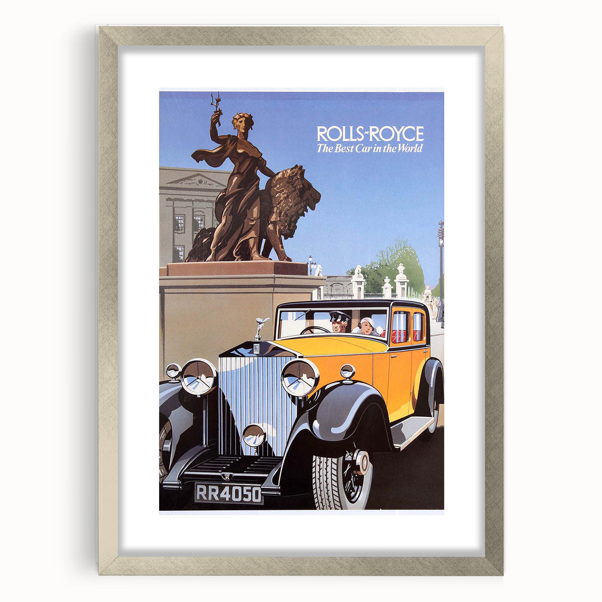Retro Rolls-Royce Ad Wall Art - Vintage Prints for Car Enthusiasts