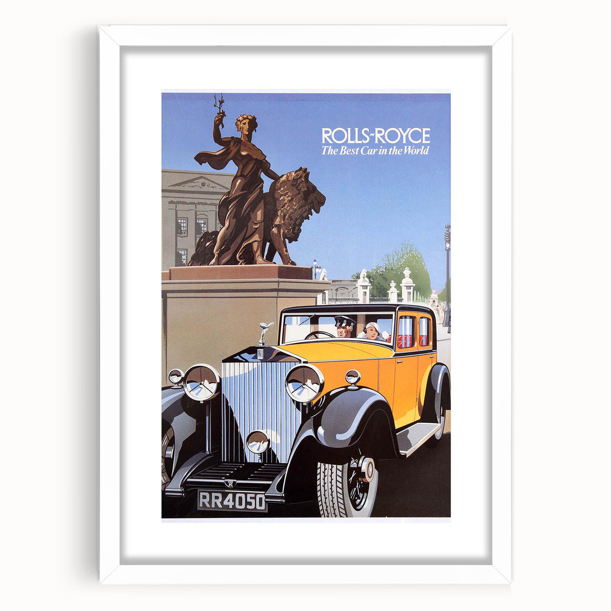 Retro Rolls-Royce Ad Wall Art - Vintage Prints for Car Enthusiasts