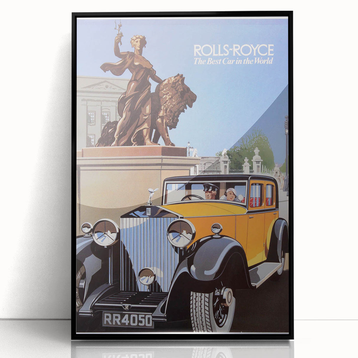 Retro Rolls-Royce Ad Wall Art - Vintage Prints for Car Enthusiasts