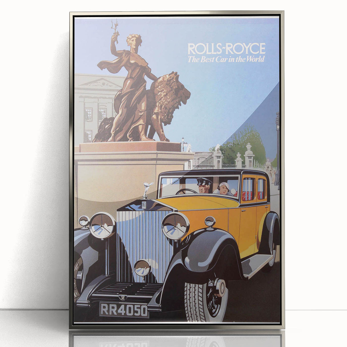 Retro Rolls-Royce Ad Wall Art - Vintage Prints for Car Enthusiasts
