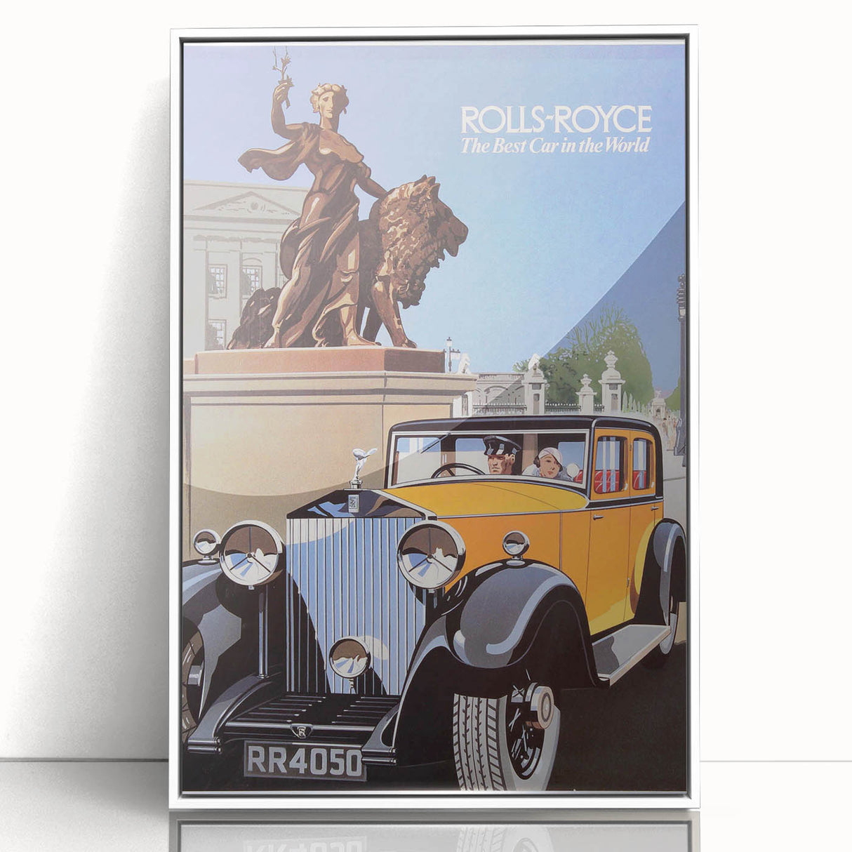 Retro Rolls-Royce Ad Wall Art - Vintage Prints for Car Enthusiasts