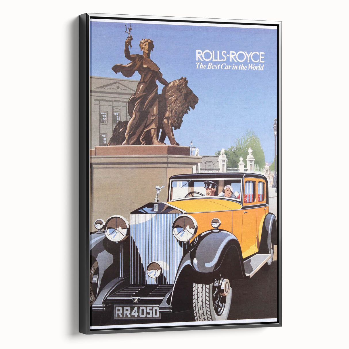 Retro Rolls-Royce Ad Wall Art - Vintage Prints for Car Enthusiasts