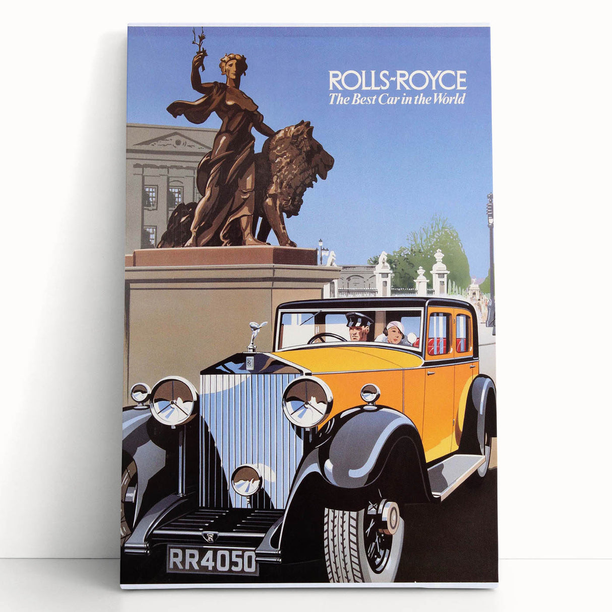 Retro Rolls-Royce Ad Wall Art - Vintage Prints for Car Enthusiasts