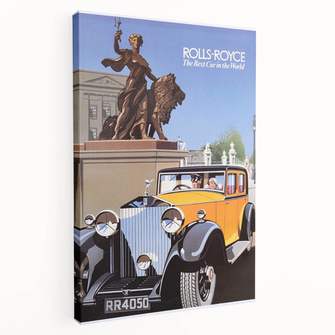 Retro Rolls-Royce Ad Wall Art - Vintage Prints for Car Enthusiasts