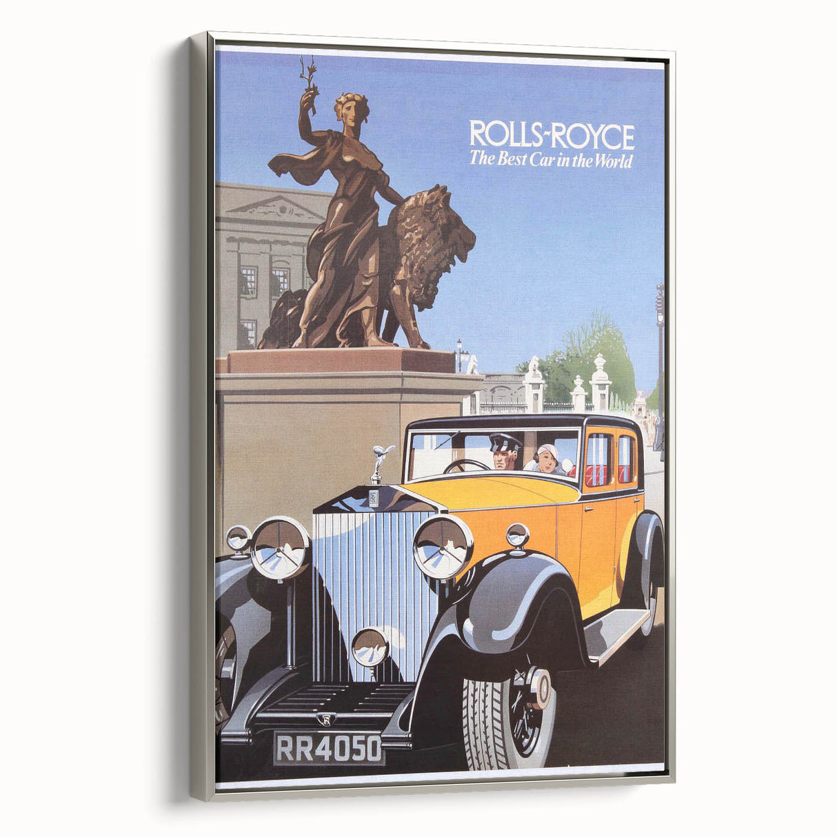 Retro Rolls-Royce Ad Wall Art - Vintage Prints for Car Enthusiasts
