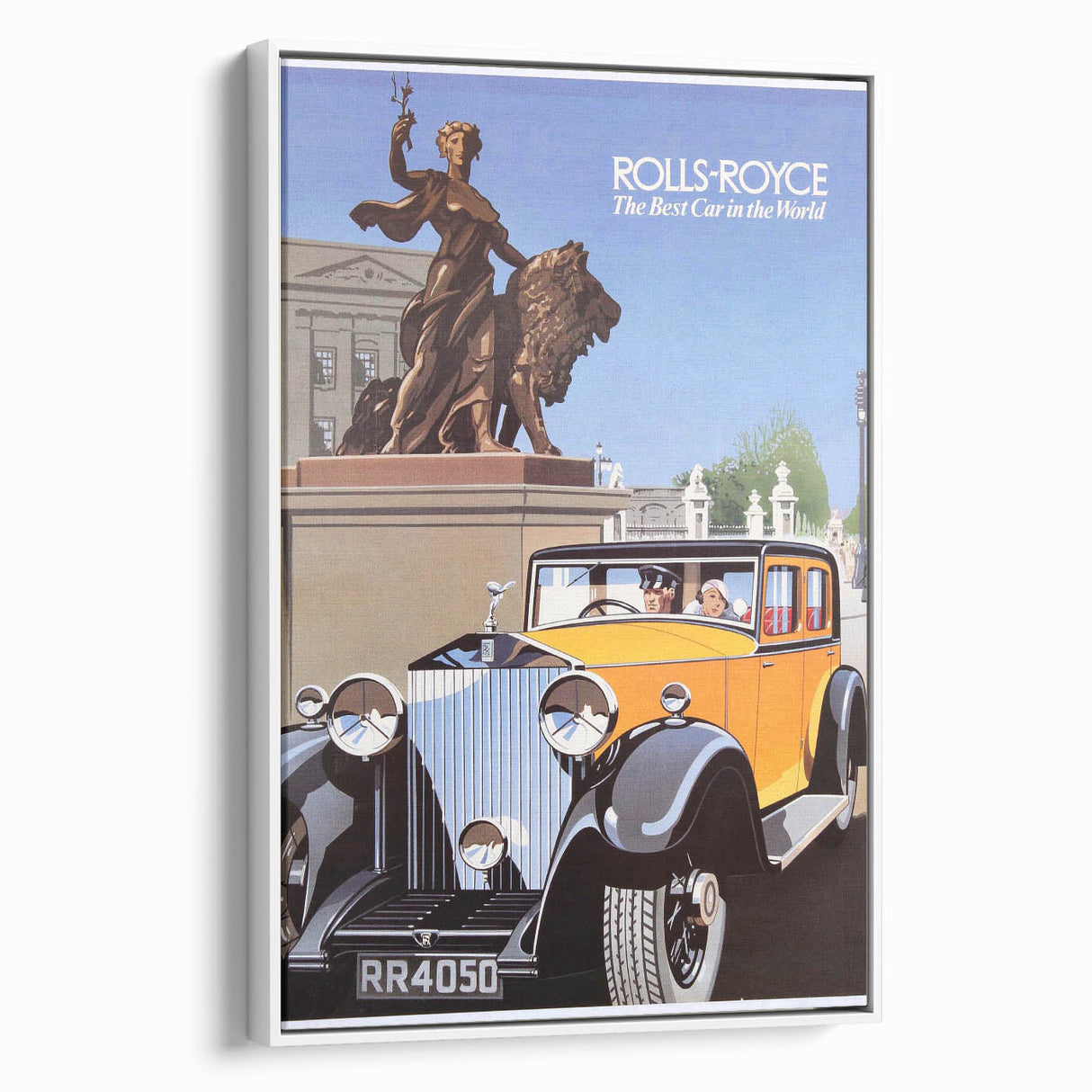 Retro Rolls-Royce Ad Wall Art - Vintage Prints for Car Enthusiasts