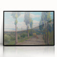 View of Spišská Nová Ves Realism Art Print - Lajos Csordák Landscape