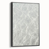Black and white framed canvas featuring a vintage landscape painting, ideal for bedroom wall art.