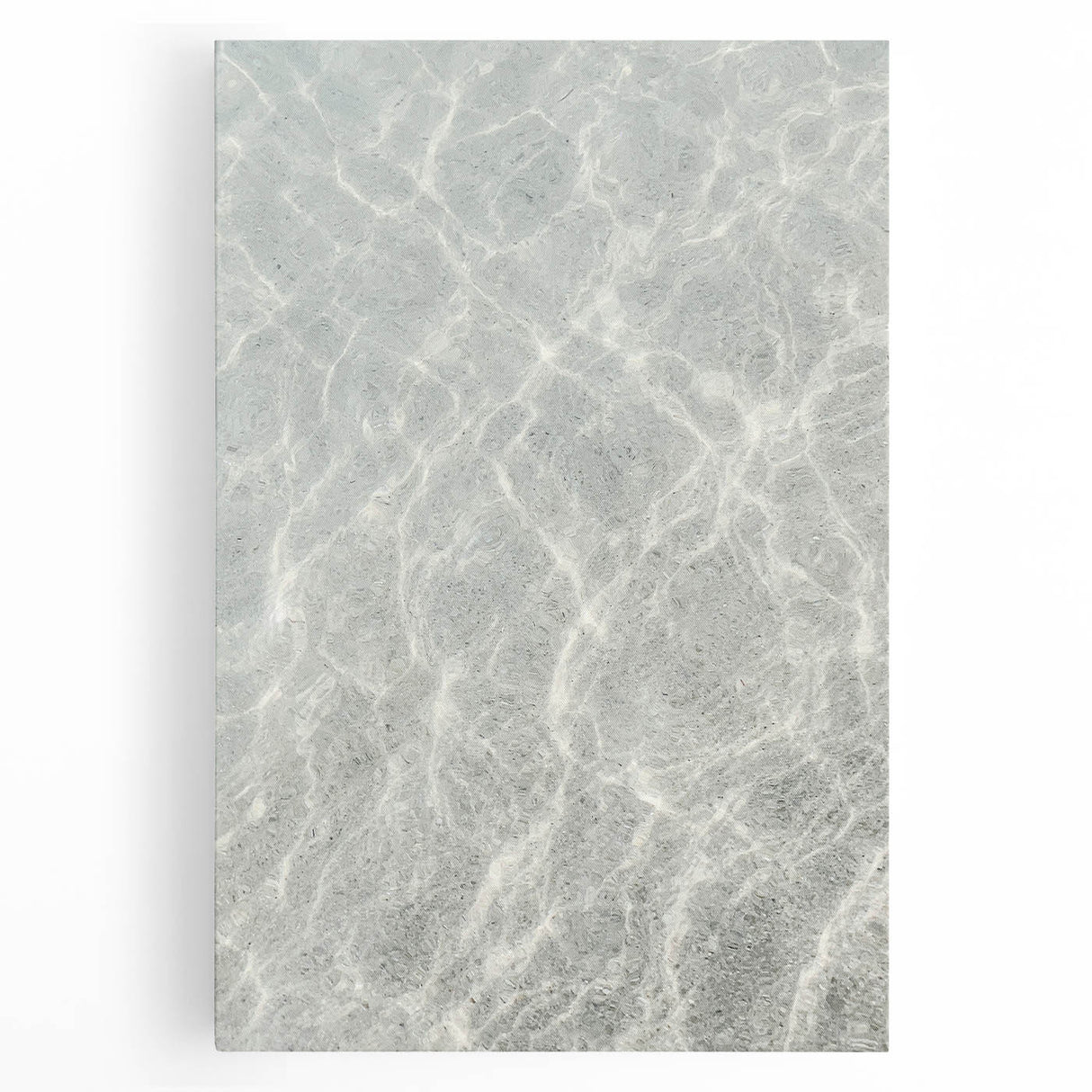 Black and white abstract depiction of summer on stretched canvas, ideal for kitchen wall art.