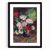 Extra large, textured abstract art print with vibrant colors on a black framed canvas, ideal for living room decor.