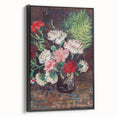 Black and white landscape painting of a serene rural scene on a framed canvas, ideal for bedroom wall decor.