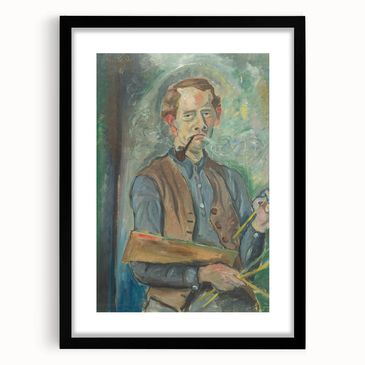 Modern Wall Art - Self-Portrait | Abstract Contemporary Art Print