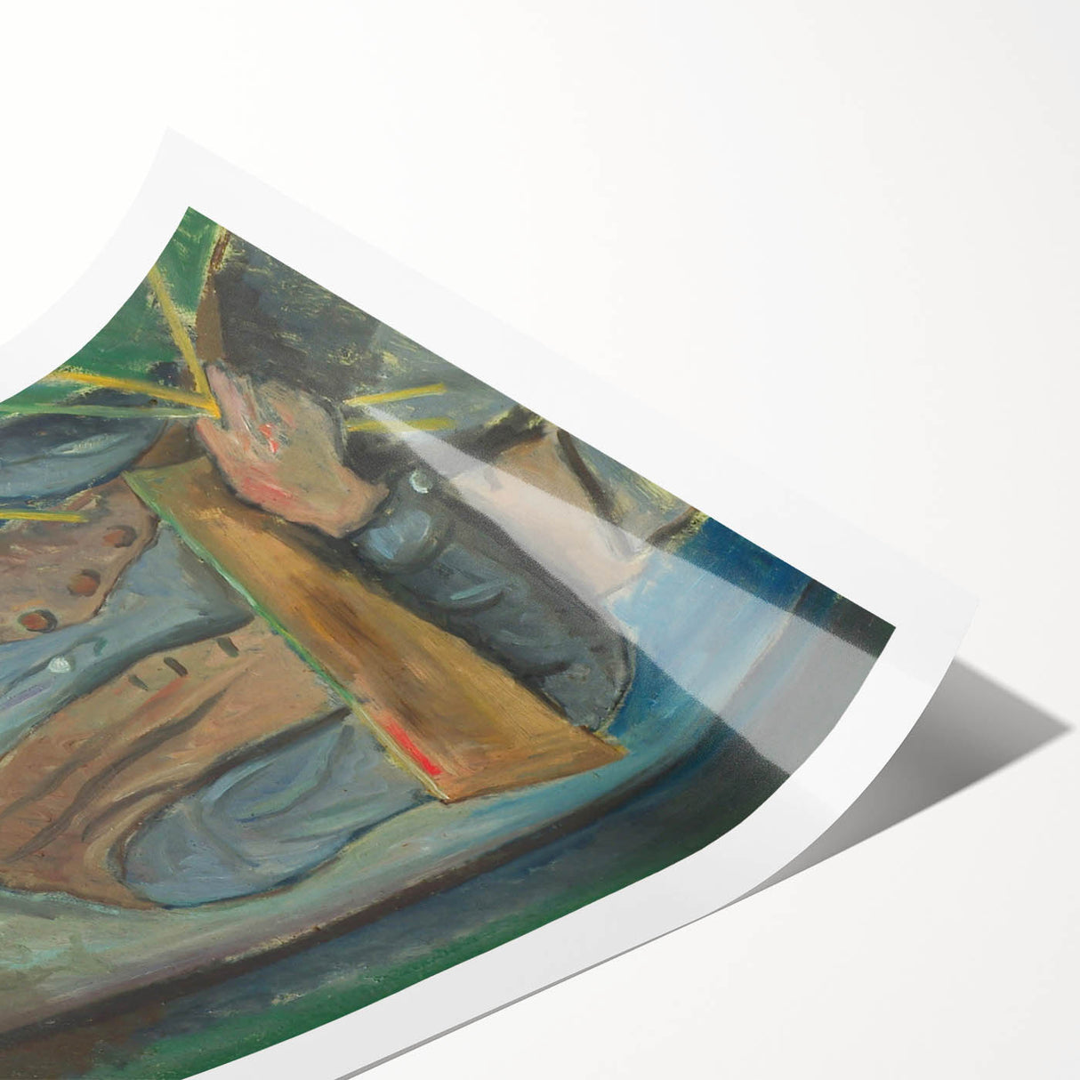 Modern Wall Art - Self-Portrait | Abstract Contemporary Art Print