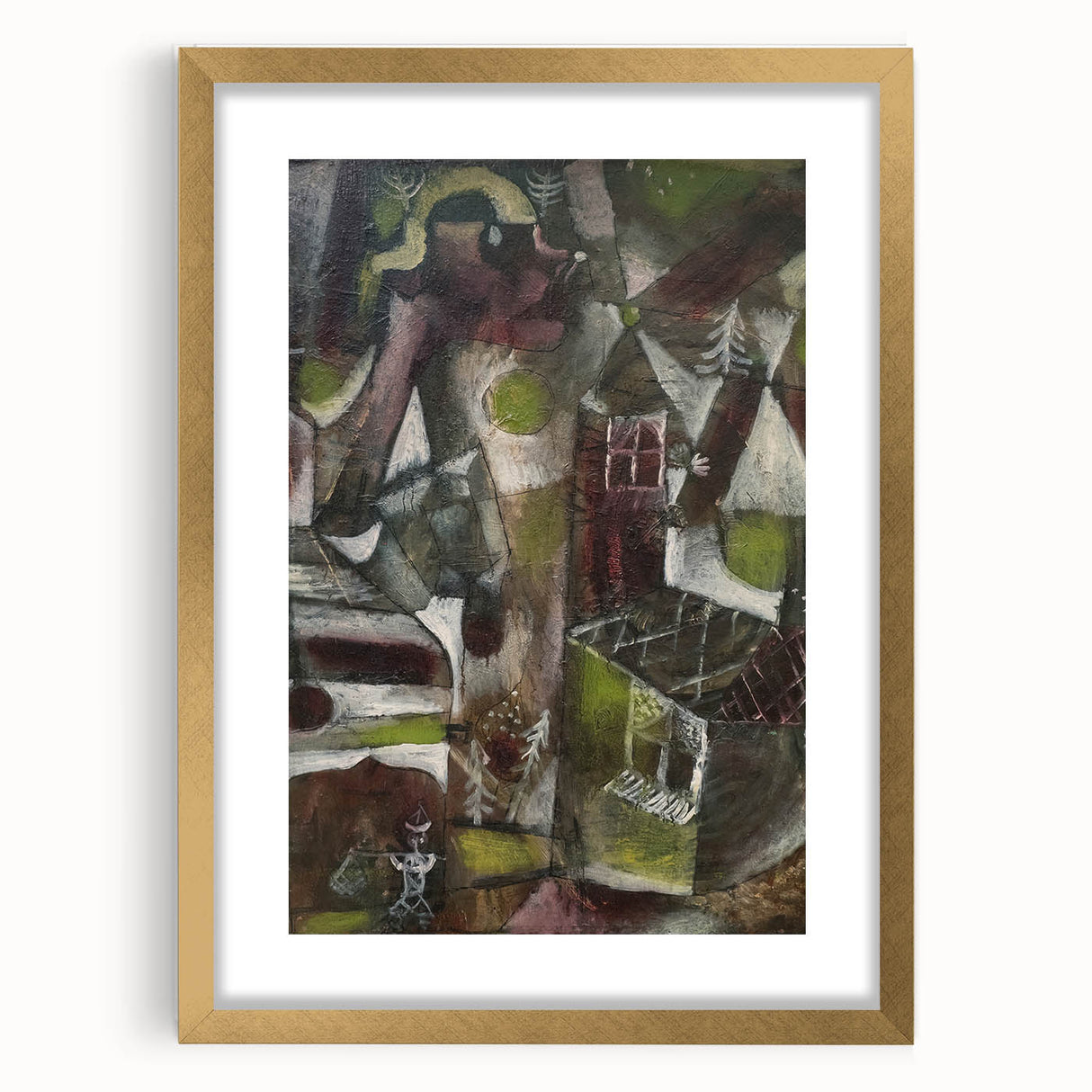 Modern Wall Art - Swamp Legend | Abstract Contemporary Art Print