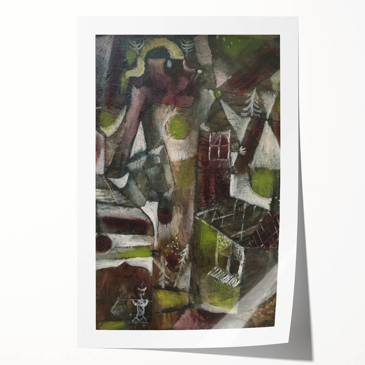 Modern Wall Art - Swamp Legend | Abstract Contemporary Art Print