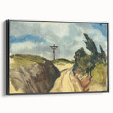 Modern Wall Art - Deep Road Scenic Landscape by Zolo Palugyay