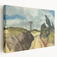 Modern Wall Art - Deep Road Scenic Landscape by Zolo Palugyay