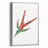 Modern Wall Art - Colorful Hummingbird | Contemporary Nature Print