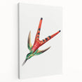 Modern Wall Art - Colorful Hummingbird | Contemporary Nature Print