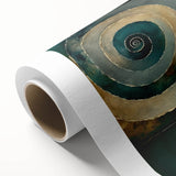 Abstract strokes wall art on rolled canvas, showcasing vibrant colors and dynamic brushwork, perfect for modern home decor and artistic expression.
