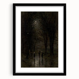 Modern Wall Art - Night Travelers | Moody Contemporary Landscape Print