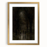 Modern Wall Art - Night Travelers | Moody Contemporary Landscape Print
