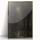 Modern Wall Art - Night Travelers | Moody Contemporary Landscape Print