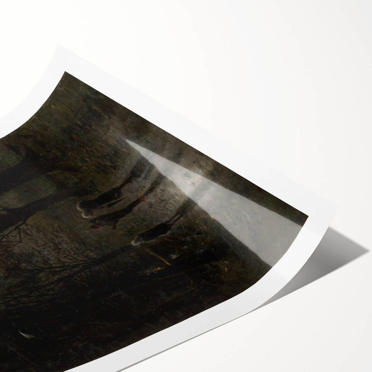 Modern Wall Art - Night Travelers | Moody Contemporary Landscape Print