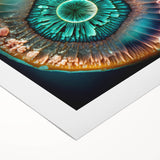Abstract wall art canvas print showcasing vibrant, multicolored strokes in a modern design. Ideal for contemporary home decor, adding a pop of color to any space.