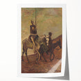 Modern Wall Art - Don Quixote & Sancho Panza | Abstract Rider Print